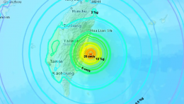 Erős földrengések rázták meg Tajvant