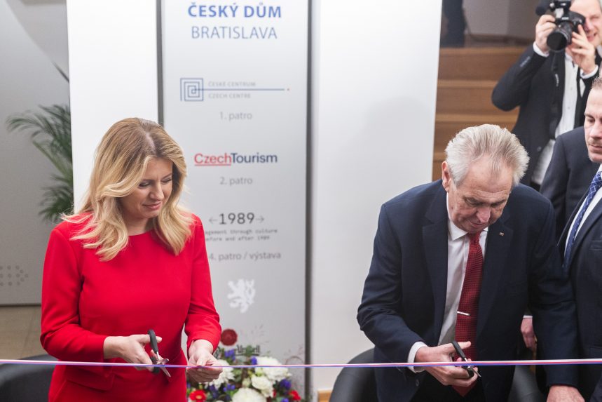 Zuzana Čaputová pénteken Prágában találkozik Miloš Zeman cseh elnökkel