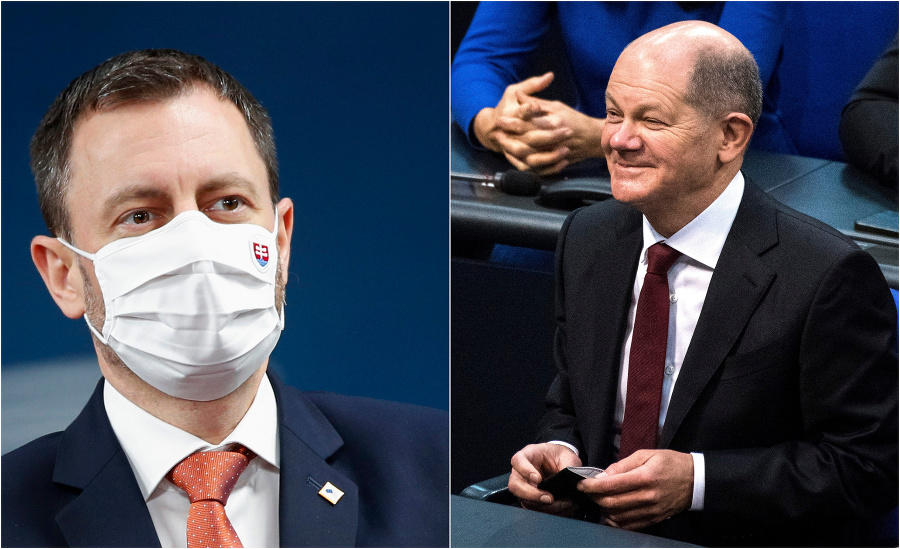 Eduard Heger meghívta Szlovákiába Olaf Scholz német kancellárt