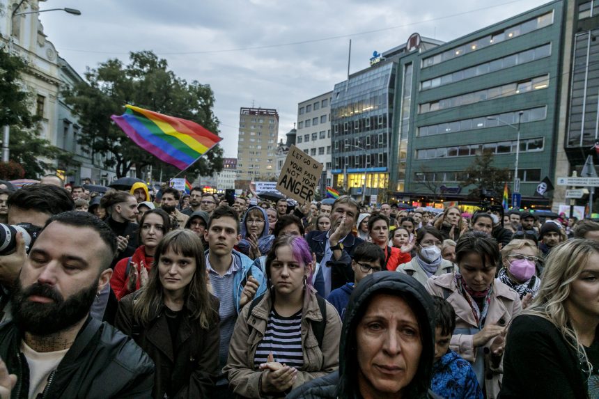 Több ezren vettek részt a gyűlölet elleni meneten Pozsonyban