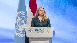 Čaputová a COP27-en: Szlovákia beindítja a gazdaság átfogó dekarbonizációját