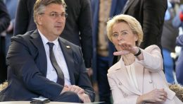 A horvát-szlovén határra látogatott Ursula Von der Leyen