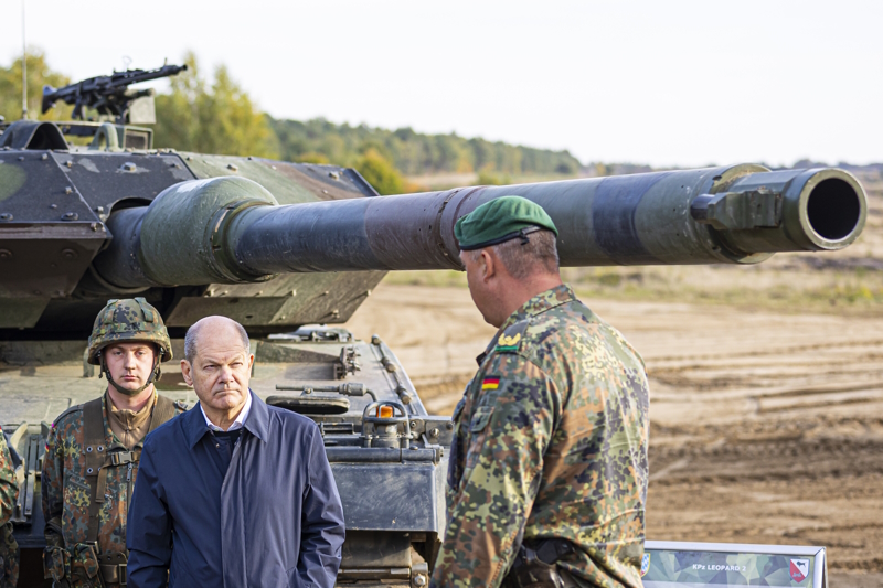 Németország Leopardokat küldött Ukrajnába