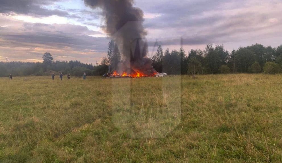 Lezuhant Jevgenyij Prigozsin gépe, mindenki életét vesztette