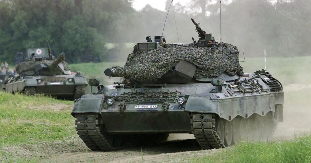 Megérkeztek Ukrajnába az első dán Leopard 1-es harckocsik