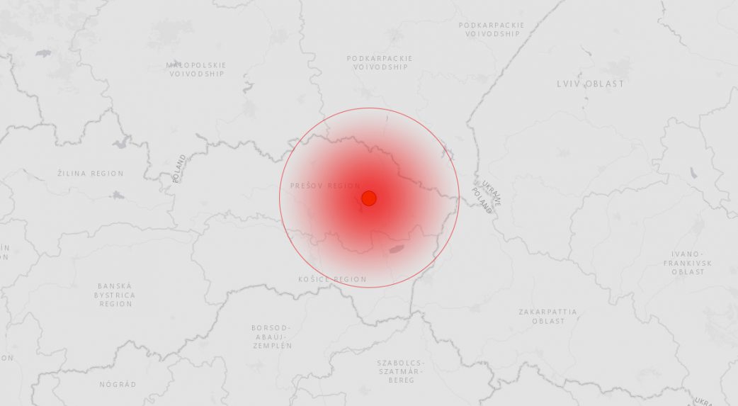 Szokatlan erősségű földrengés volt Kelet-Szlovákiában