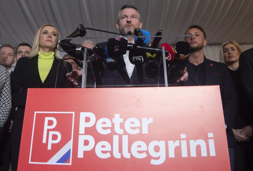 Peter Pellegrini a béke elnökeként határozta meg magát Ivan Korčokkal szemben