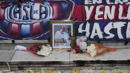A San Lorenzo is búcsúzott Ferenc pápától