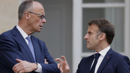 Friedrich Merz a francia elnökkel találkozott