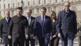 Franciaország, Németország, Nagy-Britannia és Lengyelország vezetői Kijevbe utaztak