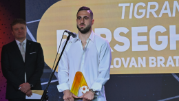 Tigran Barszegjan a fociliga legjobb játékosa