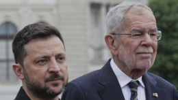 Bécsbe érkezett Volodimir Zelenszkij