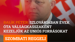Balík Péter: Szlovákiában évek óta válságkasszaként kezeljük az uniós forrásokat