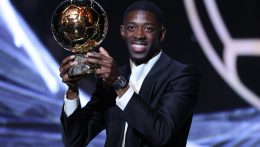 Aranylabda: Ousmane Dembélé nyerte a díjat
