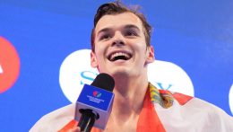 Rövidpályás úszó-VK: Kós Hubert világcsúccsal nyert 200 háton