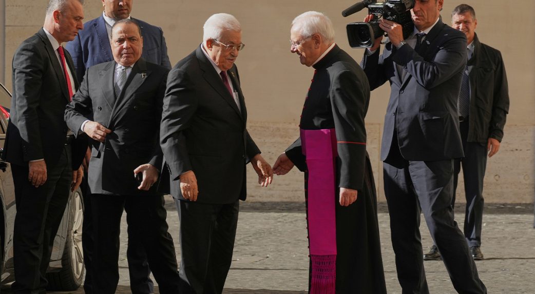 A pápa és a palesztin elnök a gázai humanitárius helyzetről tárgyalt