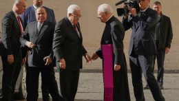 A pápa és a palesztin elnök a gázai humanitárius helyzetről tárgyalt