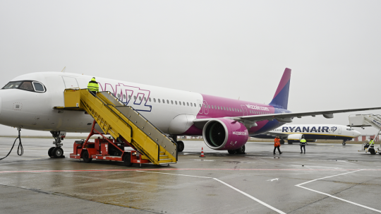 A Wizz Air pénteken elindította új belföldi járatát Pozsony és Kassa között