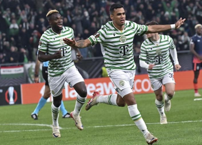 Labdarúgó Európa Liga: ismét nyert a Fradi, és feljött a 3. helyre!