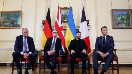 Brit–ukrán–német–francia csúcstalálkozót tartottak Londonban