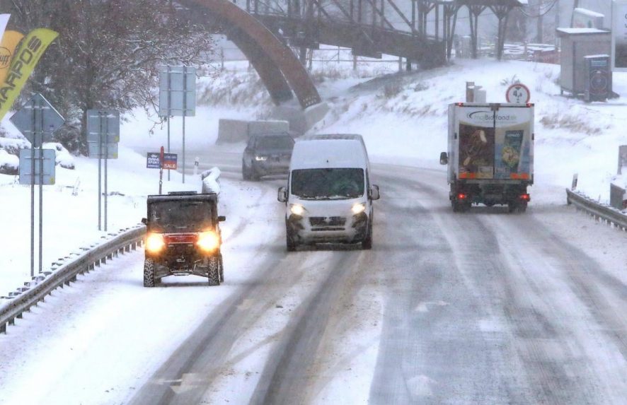 Rossz idő nehezíti a közlekedést Kelet-Szlovákiában