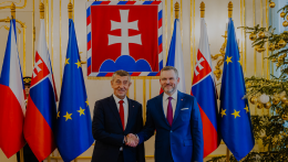 Andrej Babiš cseh kormányfőt fogadta a szlovák államfő, aki üdvözölte a megújuló szlovák-cseh kormányközi együttműködést