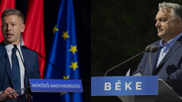 A hivatalban lévő magyar miniszterelnök és ellenzéki kihívója is évet értékelt