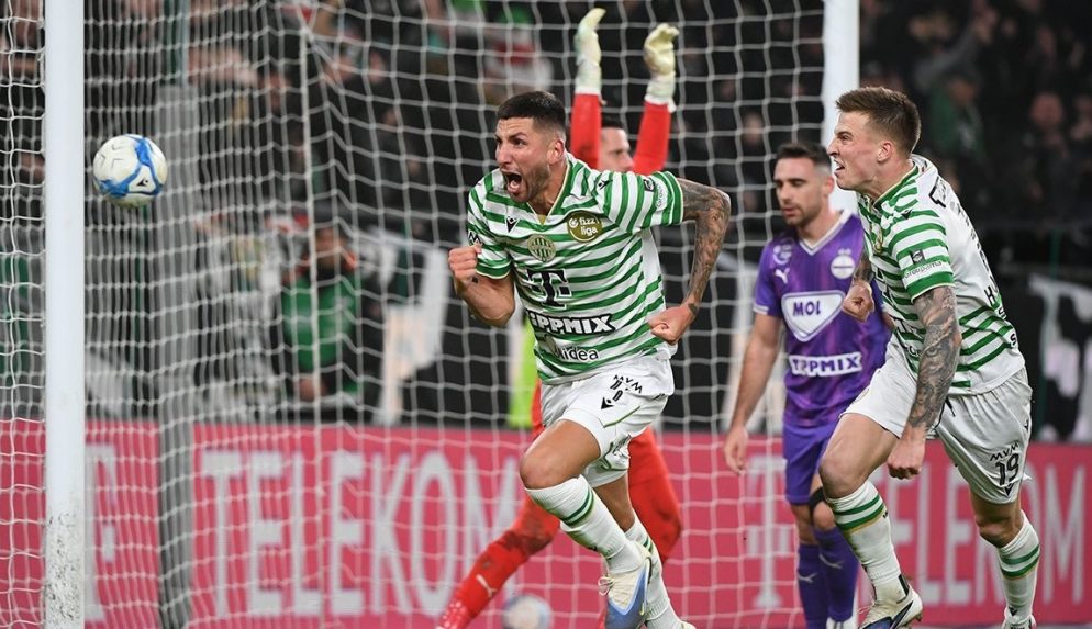 NB I: a Ferencváros az első félidőben kiütötte az Újpestet