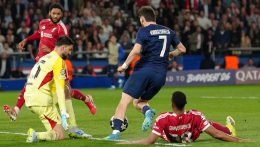 Labdarúgó BL-negyeddöntő, 1. meccs: PSG‑Liverpool 2:0