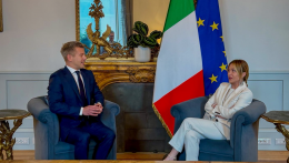Magyar Péter Giorgia Melonival tárgyalt, a trieszti kikötő is szóba került
