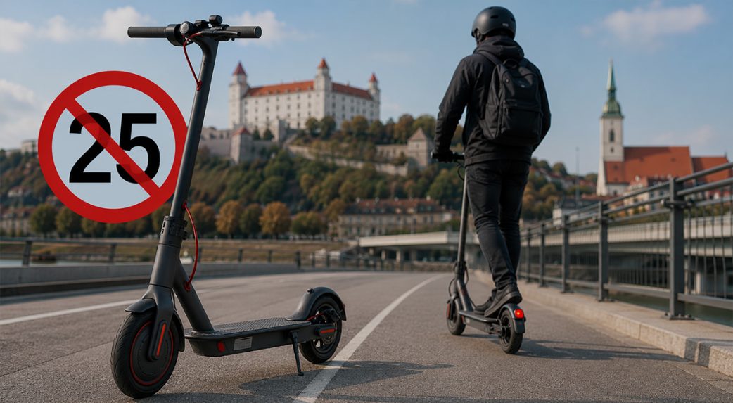 Szeptembertől tilos a 25 km/óránál gyorsabb elektromos rollerekkel közlekedni Szlovákiában