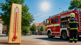 Rekordhőség Dél-Szlovákiában: a tűzoltók fokozott figyelemre intenek