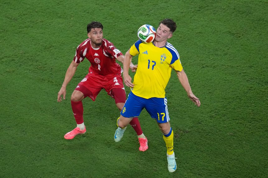 23. labdarúgó-világbajnokság: Svédország leiskolázta Tunéziát