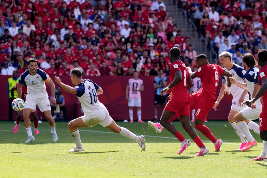 23. labdarúgó-világbajnokság: Kanada‑Bosznia 1:1