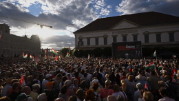 Tüntetést szervezett a Fidesz Budapesten