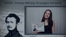 Én azért szavalok, mert nagyon szeretem a verseket és a színpadot