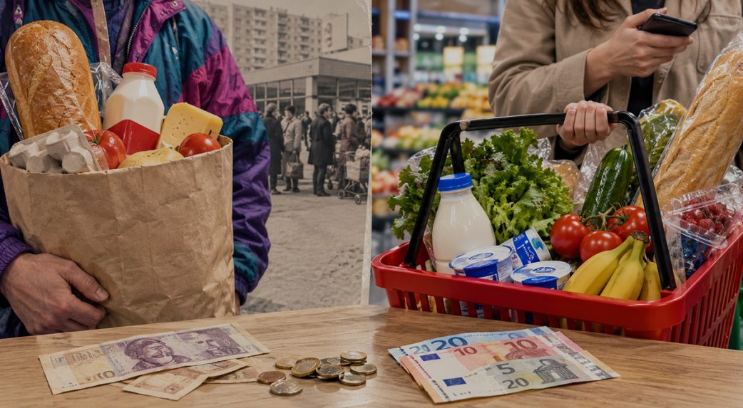 A szlovákiai háztartások annyi pénzt költenek élelmiszerre, mint a kilencvenes években