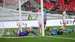 Labdarúgó BL-selejtező: kétgólos Slovan-siker Tbilisziben