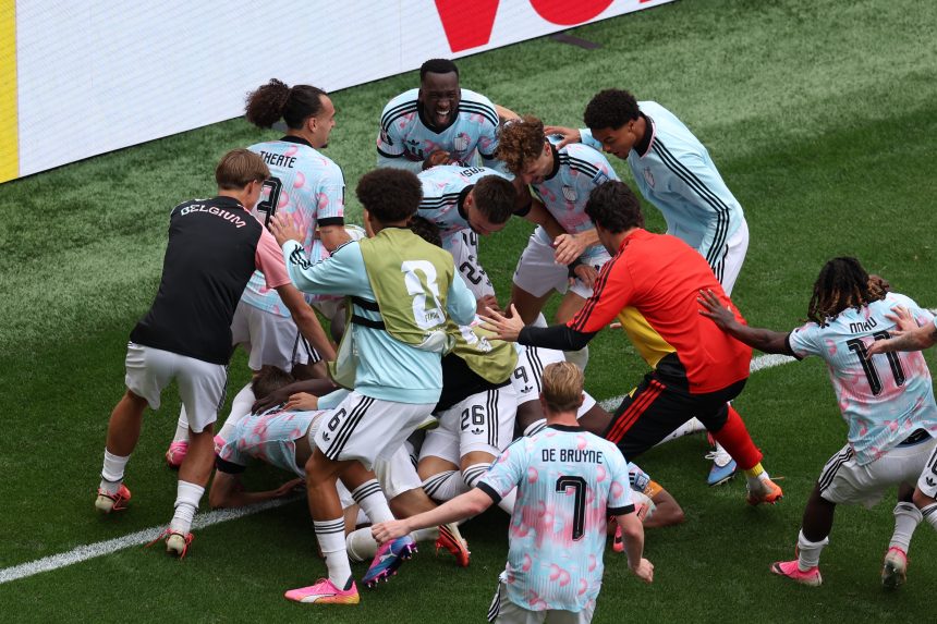 23. labdarúgó-világbajnokság, tizenhatoddöntő: Belgium kétgólos hátrányból nyert