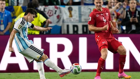 23. labdarúgó-vb, negyeddöntő: Argentína‑Svájc 3:1 (1:1, 1:0)