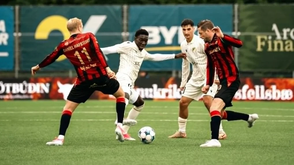 Labdarúgó BL-selejtező, 1. meccs: Vikingur Reykjavík‑Győr 1:0