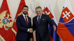 Robert Fico találkozott a montenegrói elnökkel, Jakov Milatovićcsal