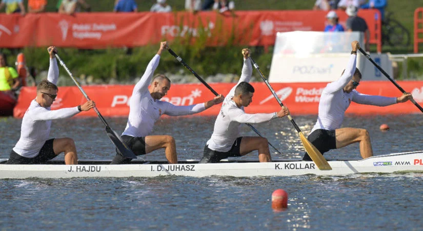 Kajak-kenu vb: egy arany- és két ezüstérmet szereztek a magyarok