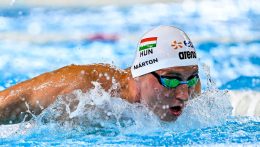 Vizes Eb: Márton Richárd 200 pillangón, Sárkány Zalán 1500 gyorson ezüstérmes
