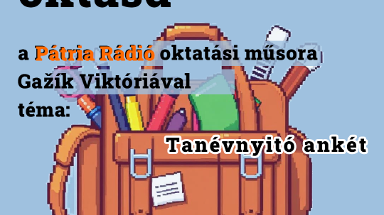 Tanévnyitó ankét