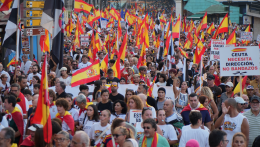 A ceutai migrációs válság kezelése miatt tüntettek Spanyolországban