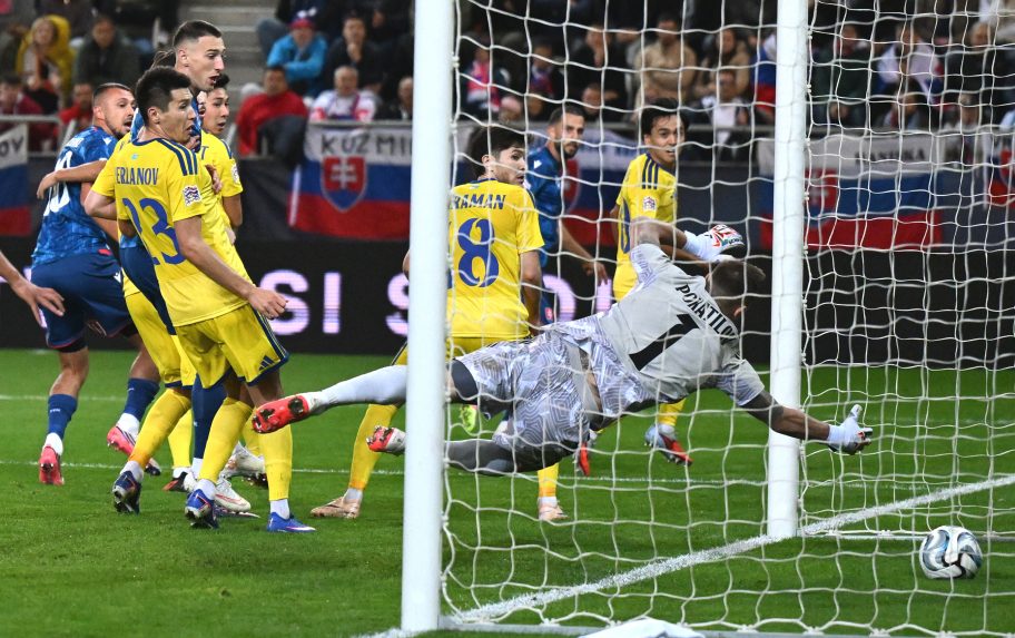 Labdarúgó Nemzetek Ligája: Szlovákia‑Kazahsztán 2:1