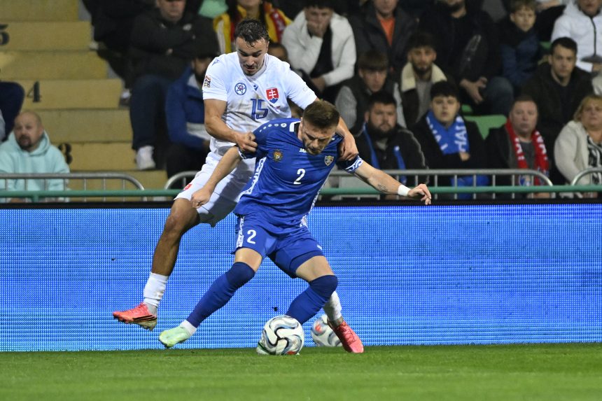 Labdarúgó Nemzetek Ligája: Moldova‑Szlovákia 0:4
