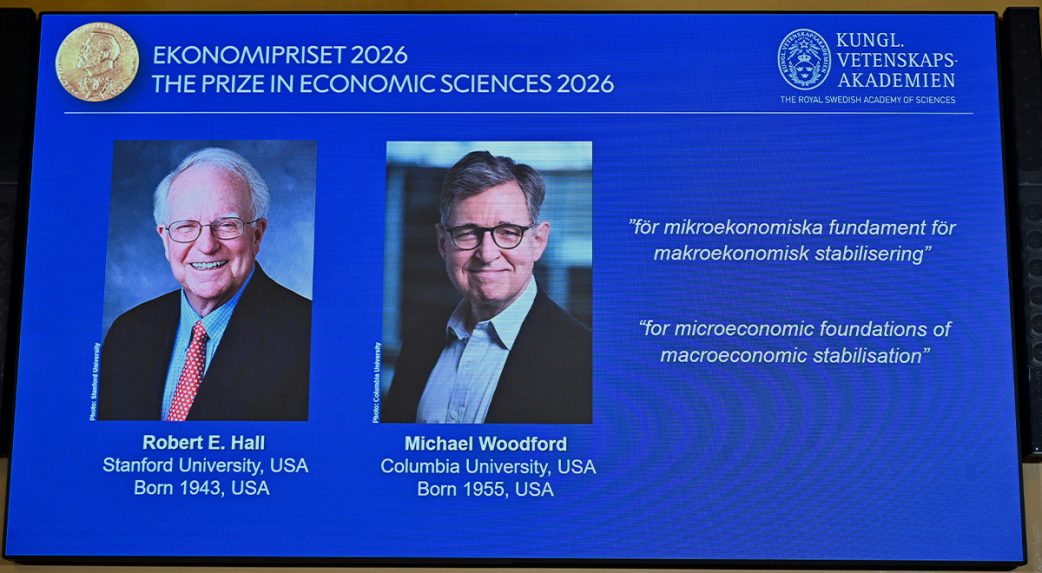 Robert E. Hall és Michael Woodford kapta a 2026-os közgazdasági Nobel-díjat
