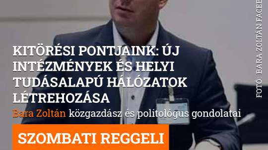 Kitörési pontjaink: Új intézmények és helyi tudásalapú hálózatok létrehozása